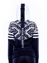 GRAPHIC ZIP UP HOODIE TRIBAL